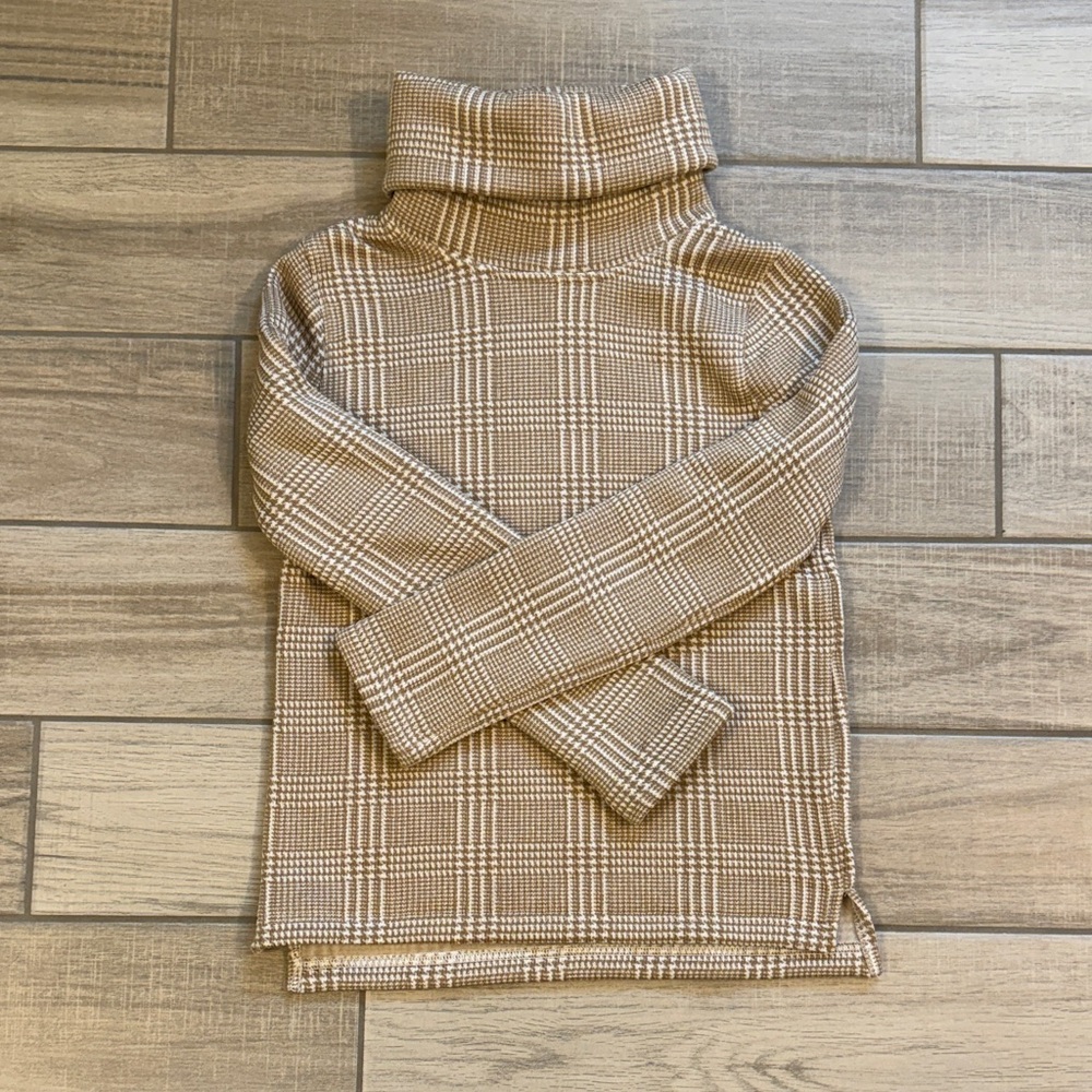 J. Crew Tan Funnel Neck Sweater - NWOT
